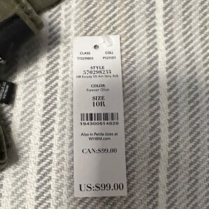 White House Black Market Olive Skinny Jeans